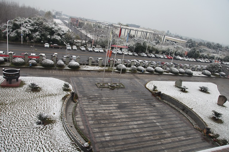 一場雪，才知道您有多美！